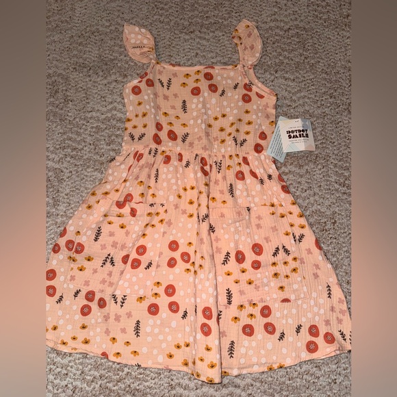 Peachy Dot Dot Smile Gauze Sundress slze 8/10 New with Tags - Picture 1 of 3